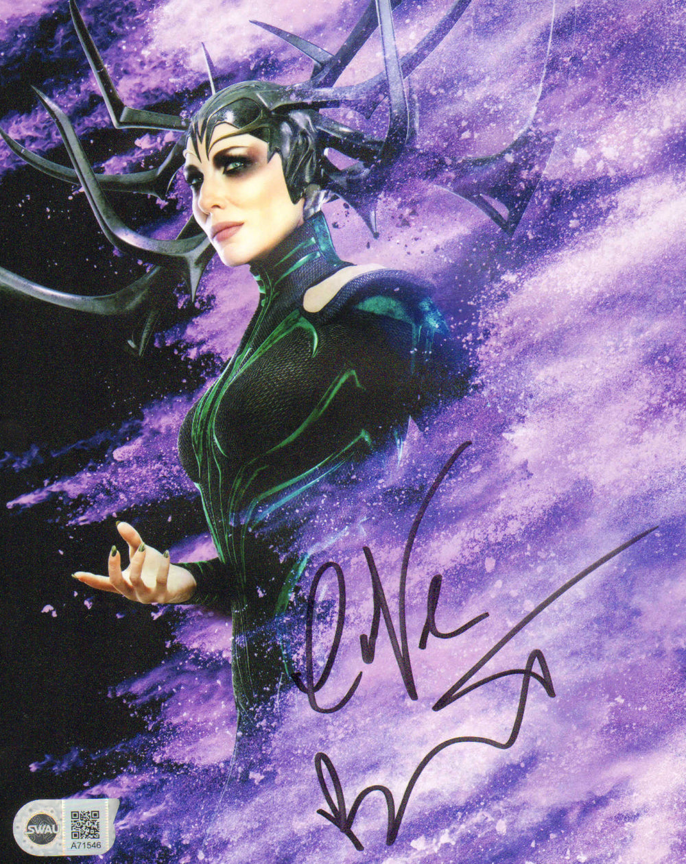 Cate Blanchett as Hela in Thor: Ragnarok (SWAU) Signed 8x10 Photo
