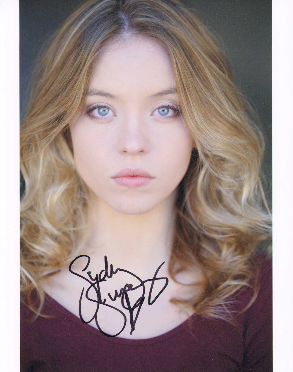 Sydney Sweeney from Euphoria, Anyone But You, Once Upon a Time in Hollywood, & Madame Web Signed 8x10 Photo