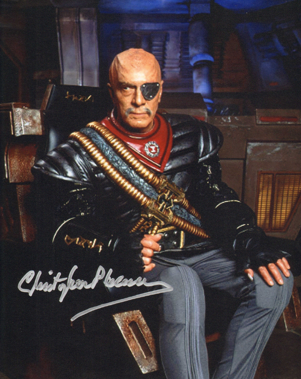 Christopher Plummer as Chang in Star Trek VI: The Undiscovered Country Signed 8x10 Photo