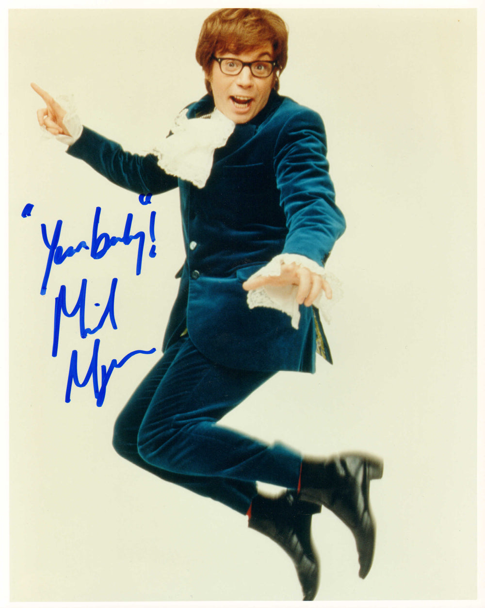 Mike Myers as Austin Powers in  Austin Powers: International Man of Mystery Signed 8x10 Photo with 