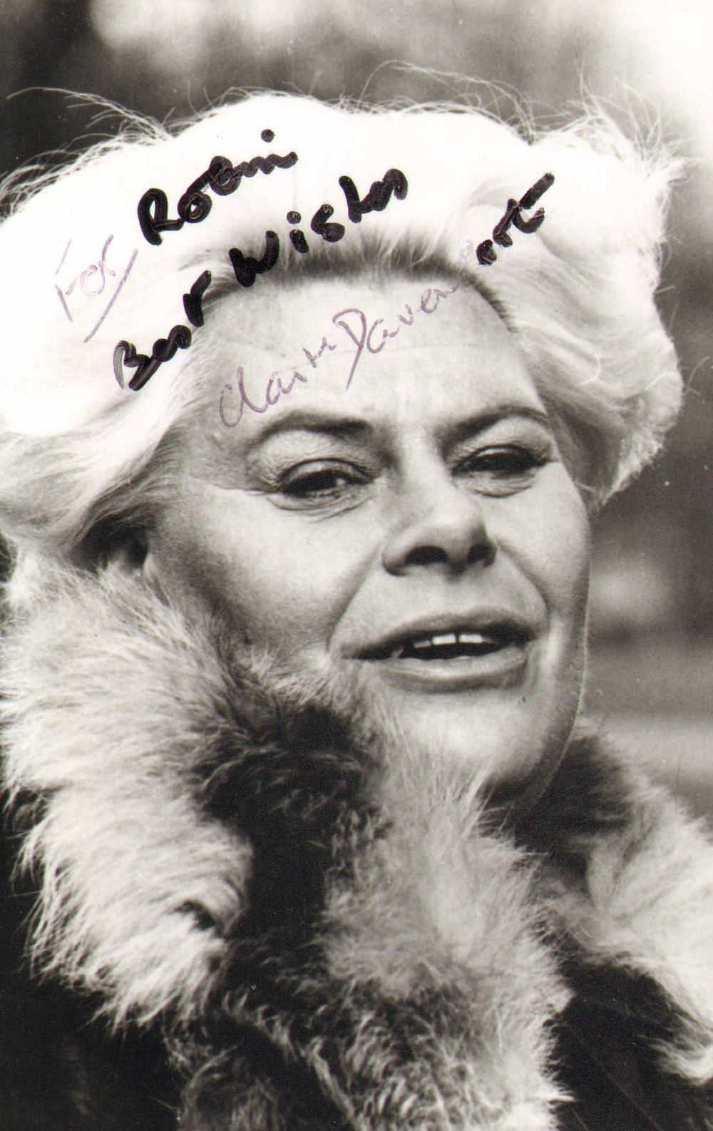 Claire Davenport as Yarna d'al' Gargan in Star Wars: Return of the Jedi Signed 3.5x5.5 Photo - Rare