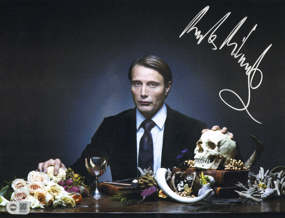 Mads Mikkelsen as Hannibal Lector in Hannibal (SWAU) Signed 8x10 Photo