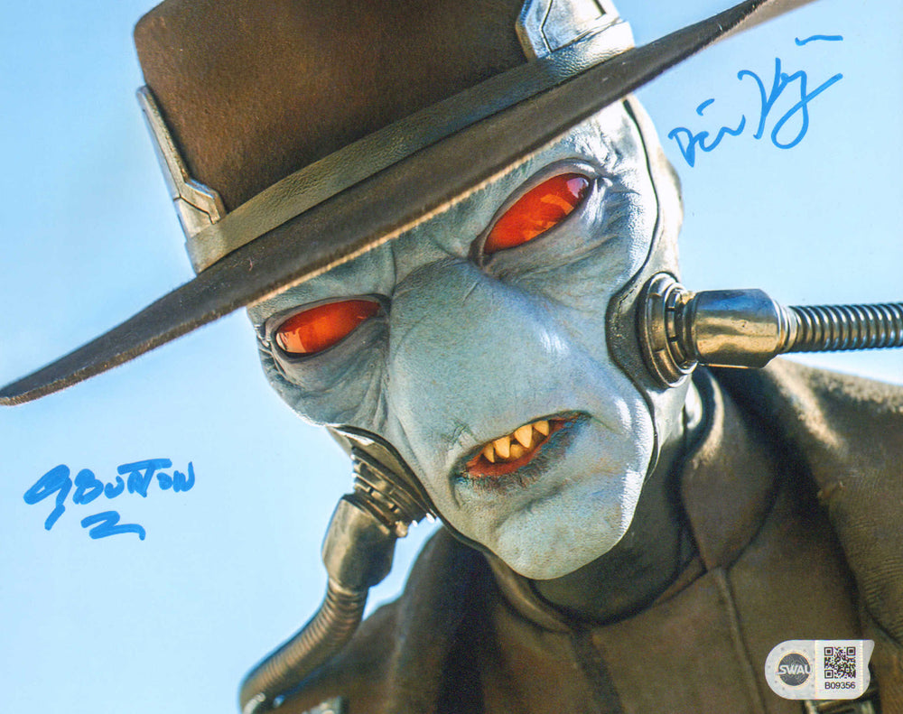 Corey Burton & Dorian Kingi as Cad Bane in Star Wars: The Book of Boba Fett (SWAU) Signed 8x10 Photo
