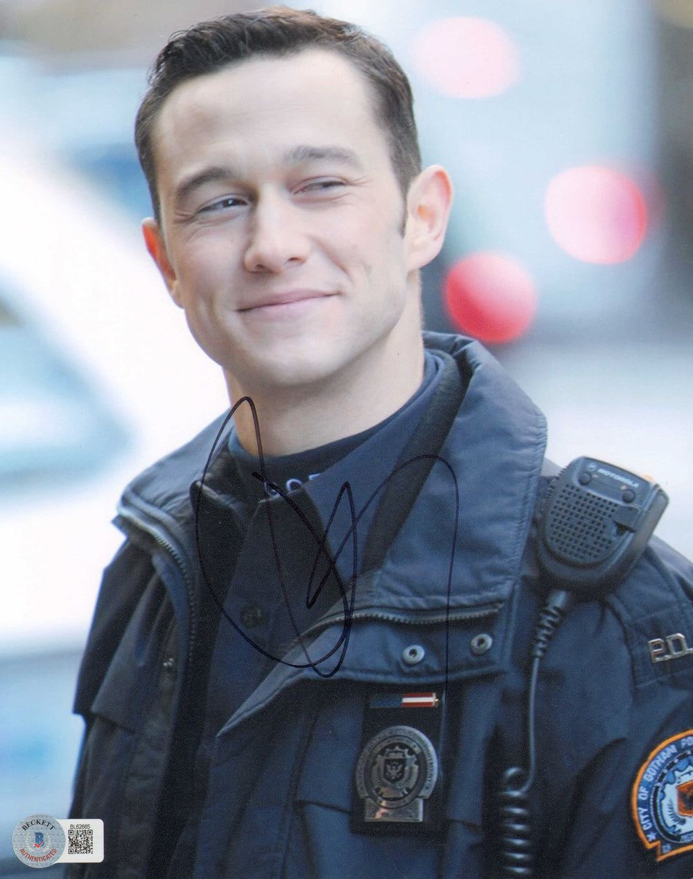 Joseph Gordon-Levitt as John Blake / Robin in The Dark Knight Rises (Beckett) Signed 8x10 Photo