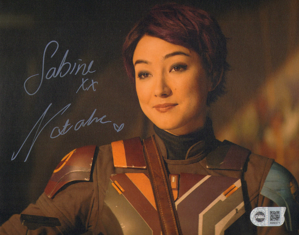 Natasha Liu Bordizzo as Sabine Wren in Star Wars: Ahsoka (SWAU) Signed 8x10 Photo with Character Name