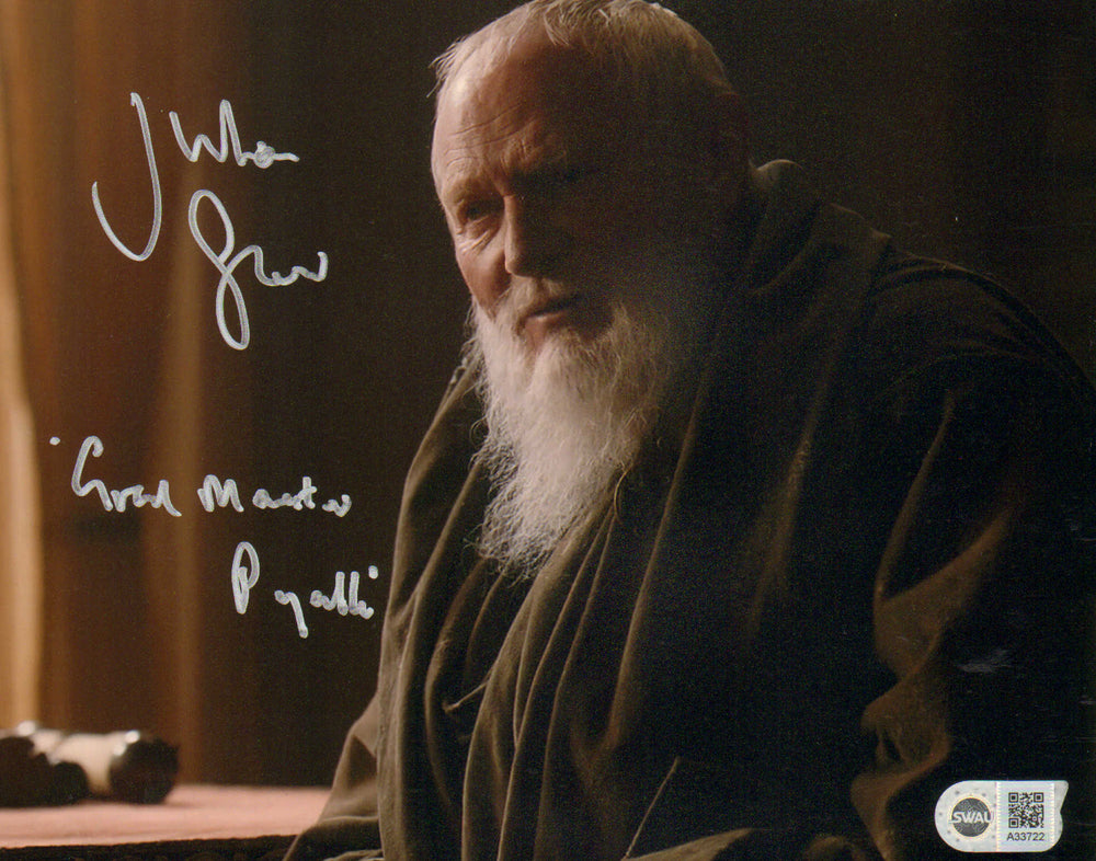 Julian Glover as Grand Master Pycelle in Game of Thrones (SWAU) Signed 8x10 Photo with Character Name