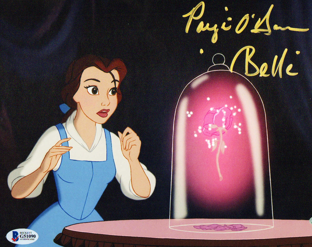 Paige O'Hara as Belle in Disney's Beauty & the Beast (Beckett) Signed 8x10 Photo with Character Name
