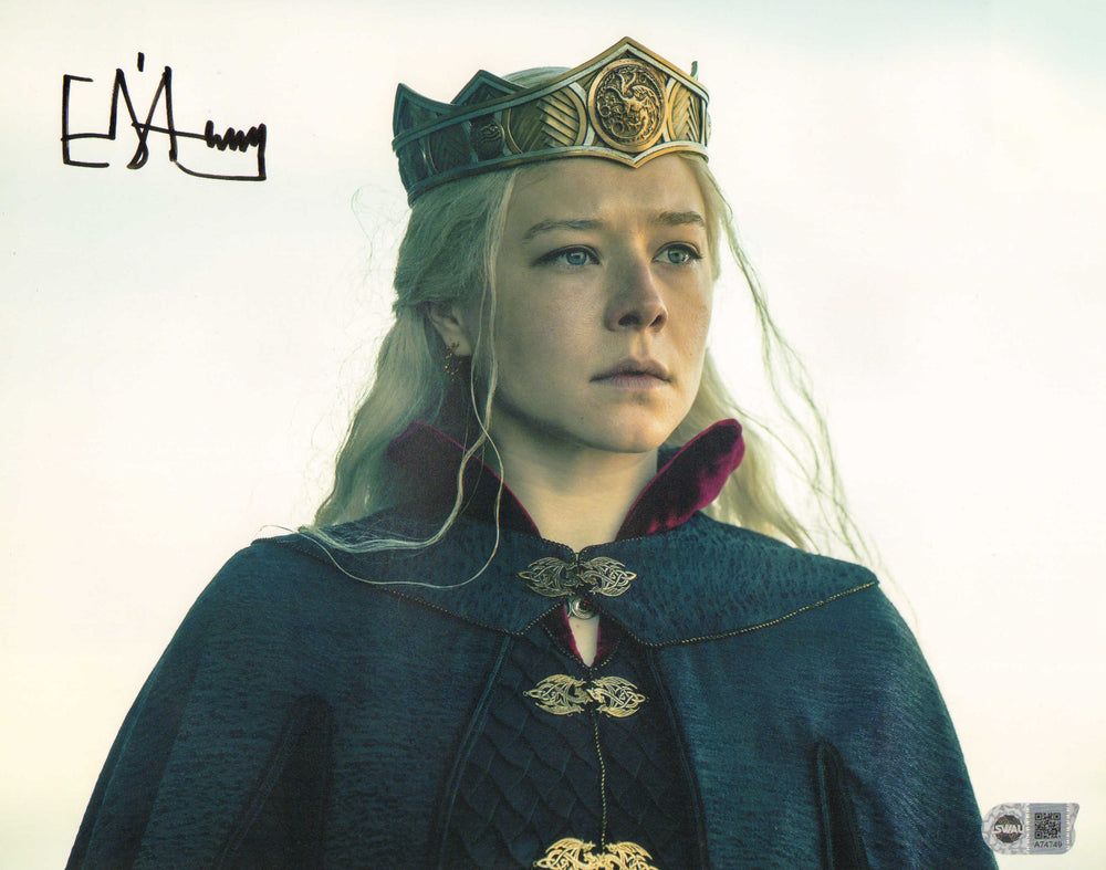 Emma D'Arcy as Rhaenyra Targaryen in HBO's House of the Dragon (SWAU) Signed 11x14 Photo