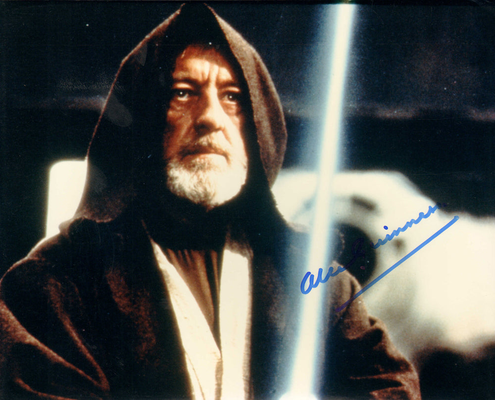 Alec Guinness as Obi-Wan Kenobi in Star Wars: A New Hope Signed 8x10 Photo