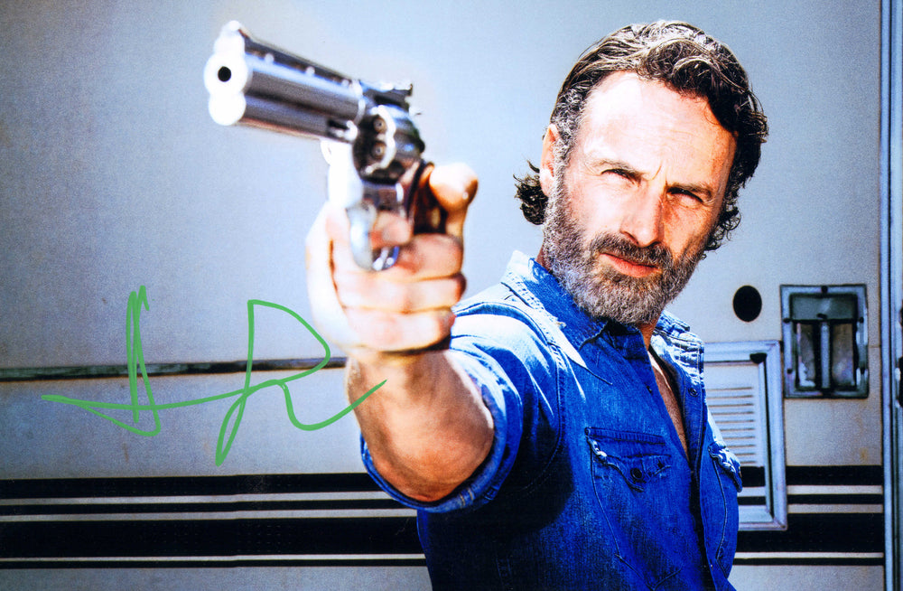 Andrew Lincoln as Rick Grimes in The Walking Dead Signed 8x12 Photo