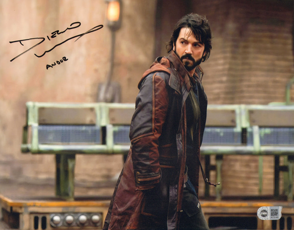 Diego Luna as Cassian Andor in Star Wars: Andor (SWAU) Signed 11x14 Photo with Character Name