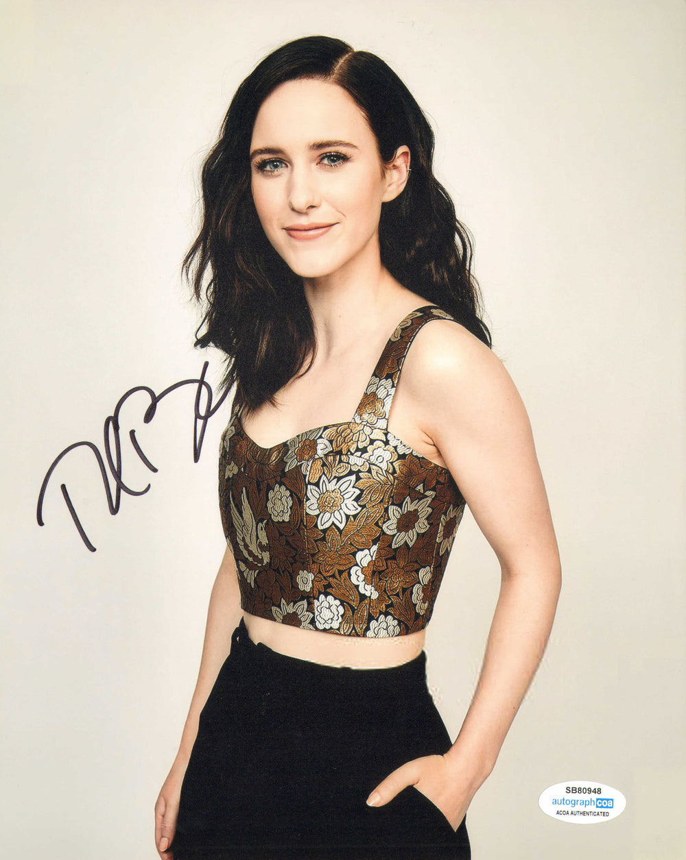 Rachel Brosnahan from Superman, The Marvelous Mrs. Maisel, The Amateur, & House of Cards (ACOA) Signed 8x10 Photo