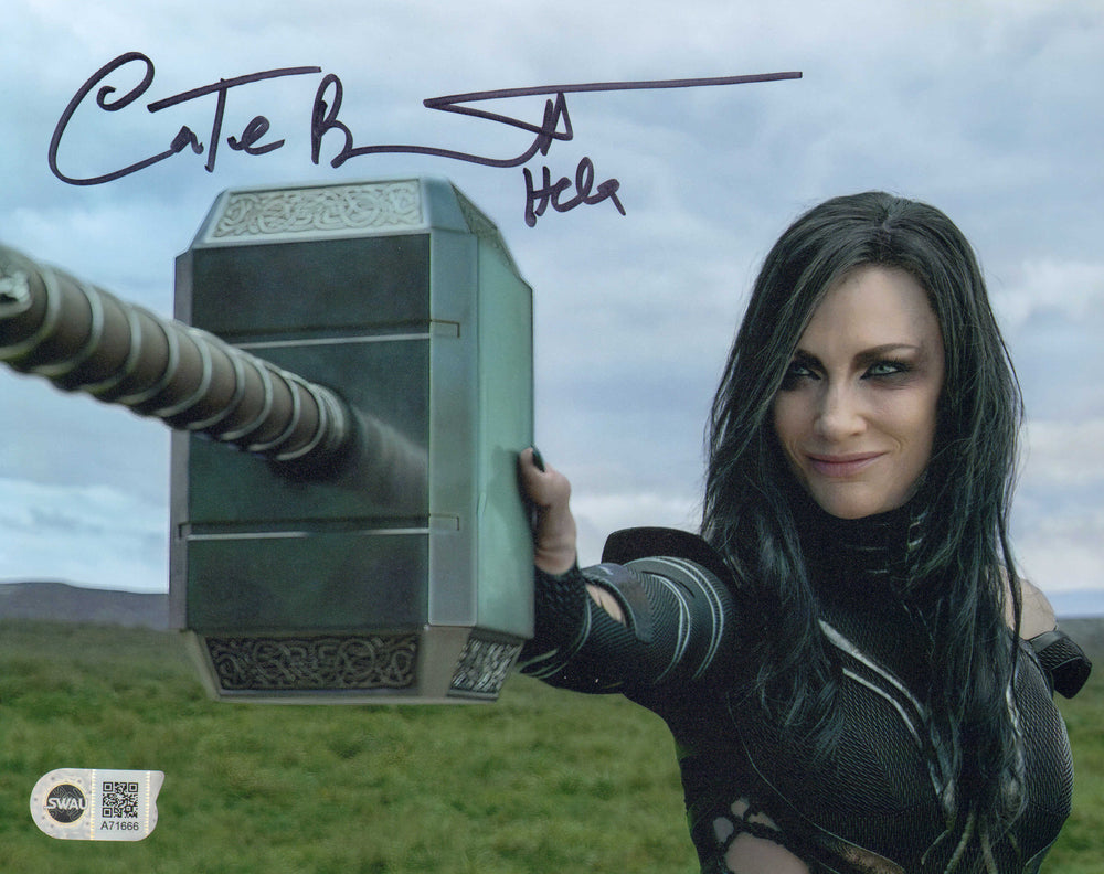 Cate Blanchett as Hela in Thor: Ragnarok (SWAU) Signed 8x10 Photo with Character Name
