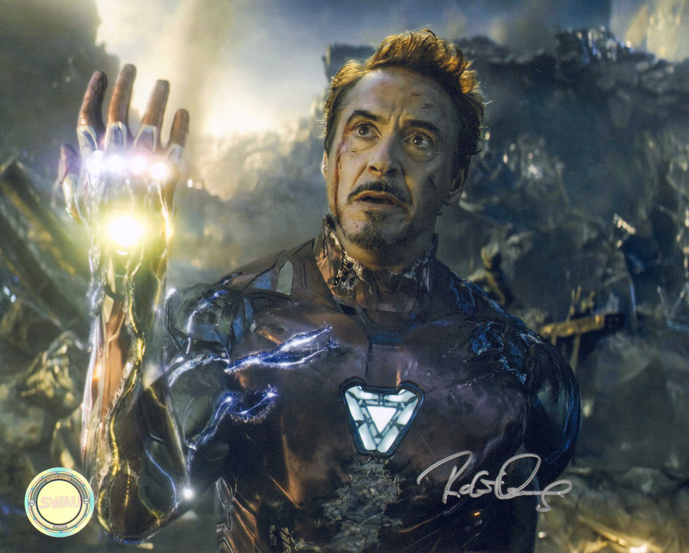 Robert Downey Jr as Tony Stark / Iron Man in Avengers: Endgame (SWAU) Signed 8x10 Photo