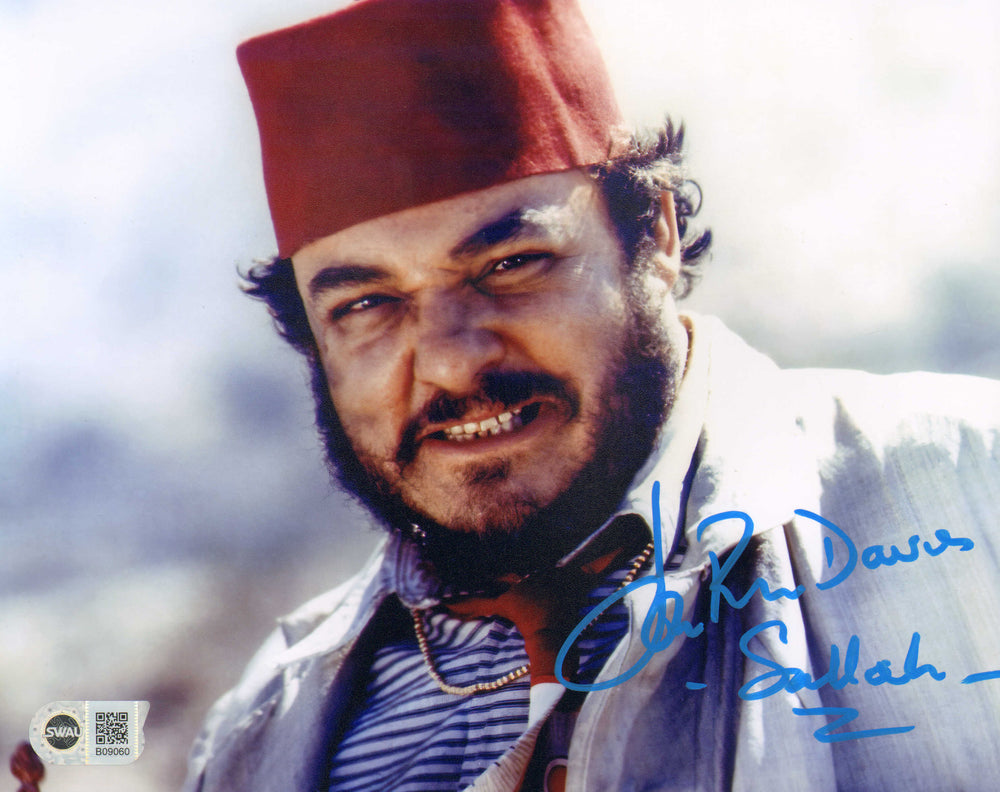 John Rhys-Davies as Sallah in Indiana Jones & The Last Crusade (SWAU) Signed 8x10 Photo with Character Name