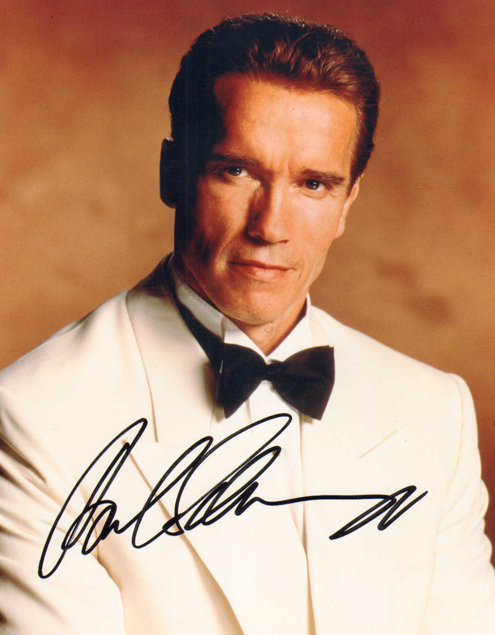 Arnold Schwarzenegger as Agent Harry Tasker in James Cameron's True Lies Signed 8x10 Photo