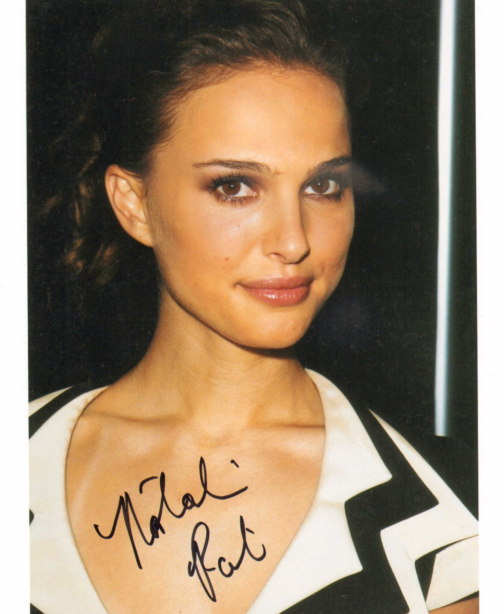 Natalie Portman from Star Wars, Black Swan, and Thor Sexy Signed 8x10 Photo