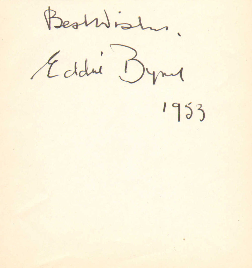 Eddie Byrne General Willard in Star Wars: A New Hope Signed 5.5x6 Index Card