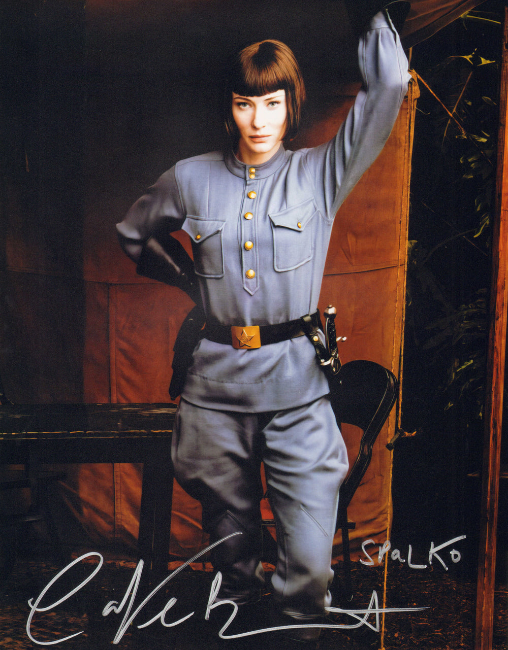 Cate Blanchett as Irina Spalko in Indiana Jones & the Kingdom of the Crystal Skull (SWAU) Signed 11x14 Photo with Character Name