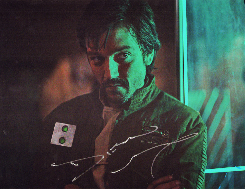 Diego Luna as Cassian Andor in Rogue One: A Star Wars Story Signed 11x14 Photo