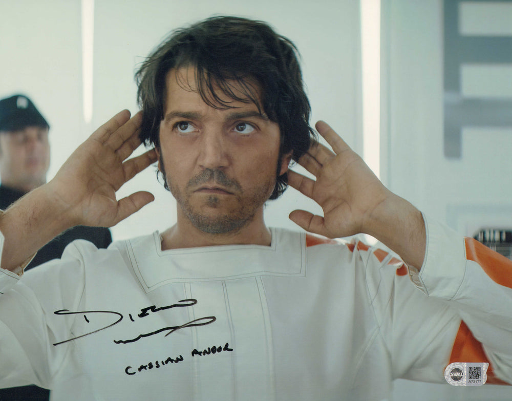 Diego Luna as Cassian Andor in Star Wars: Andor (SWAU) Signed 11x14 Photo with Full Character Name