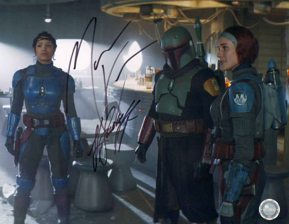 Katee Sackhoff as Bo-Katan & Mercedes Varnado as Koska Reeves in Star Wars: The Mandalorian (SWAU) Signed 11x14 Photo