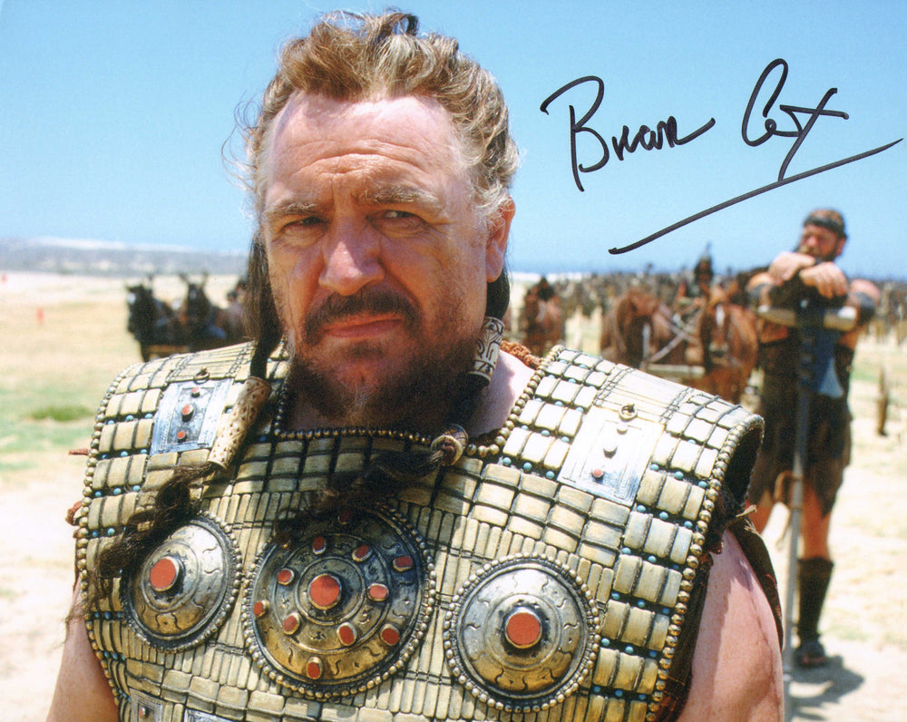 Brian Cox as Agamemnon in Troy Signed 8x10 Photo