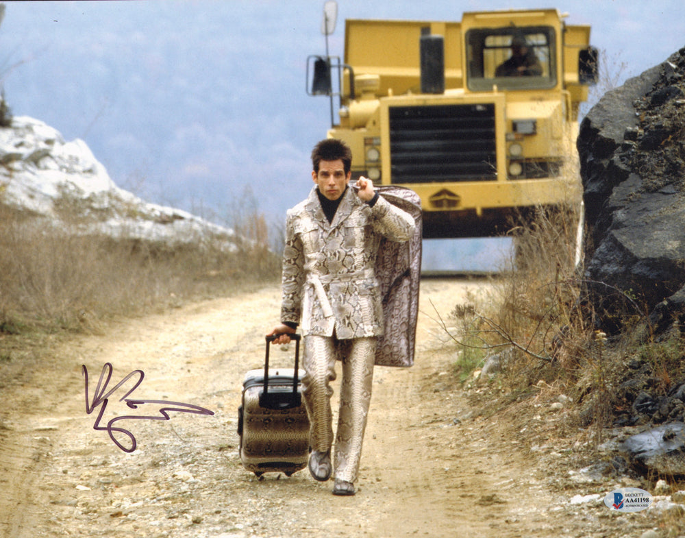 Ben Stiller as Derek Zoolander in Zoolander (Beckett) Signed 11x14 Photo