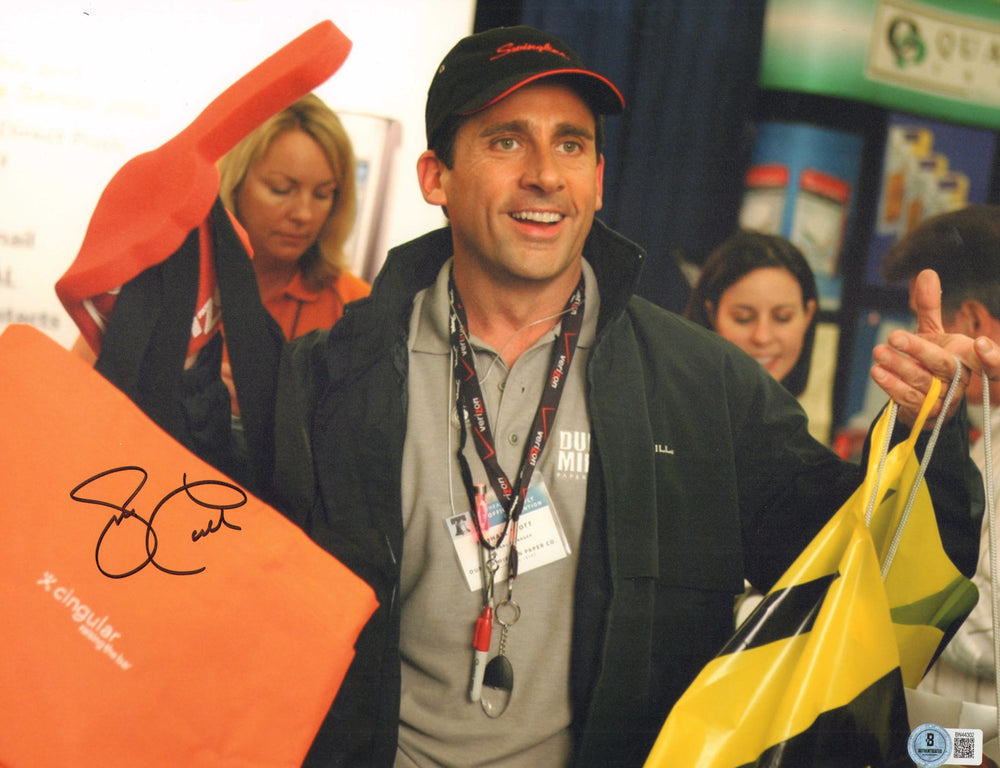 Steve Carell as Michael Scott in The Office (Beckett) Signed 11x14 Photo