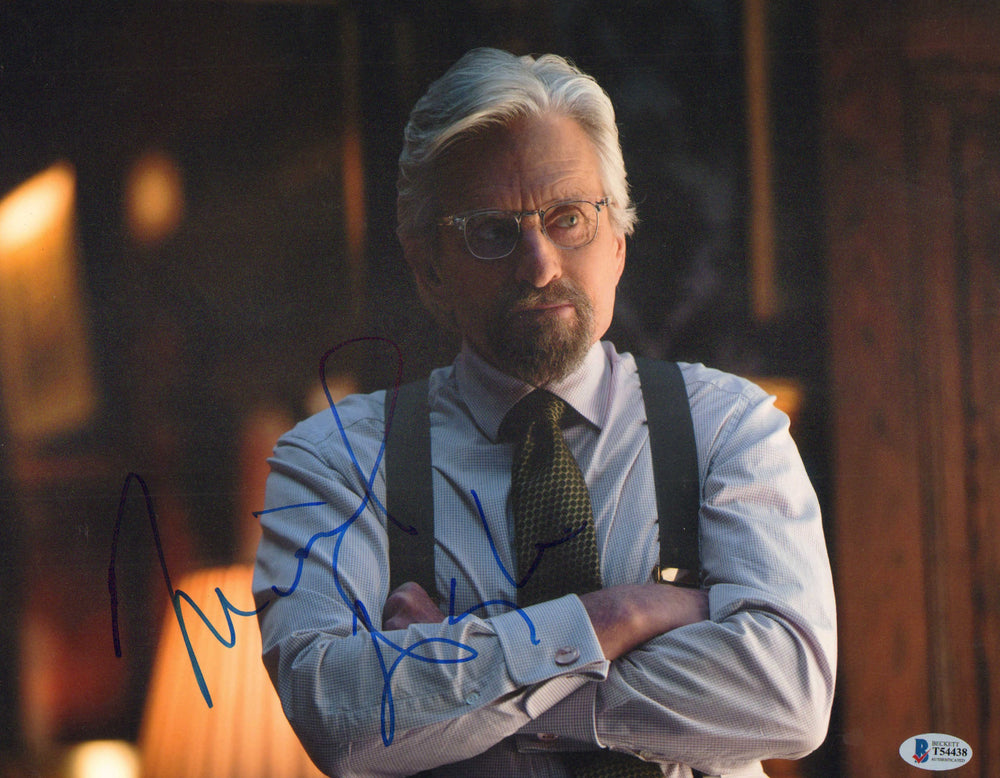 Michael Douglas as Hank Pym in Ant-Man (Beckett) Signed 11x14 Photo