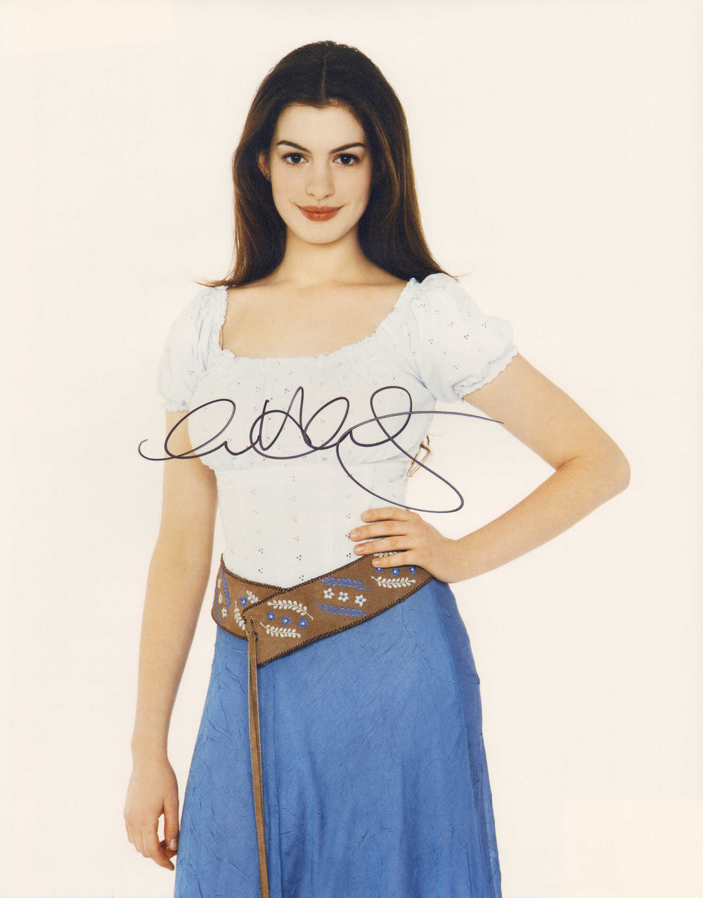 Anne Hathaway as Ella in Ella Enchanted Signed 11x14 Photo
