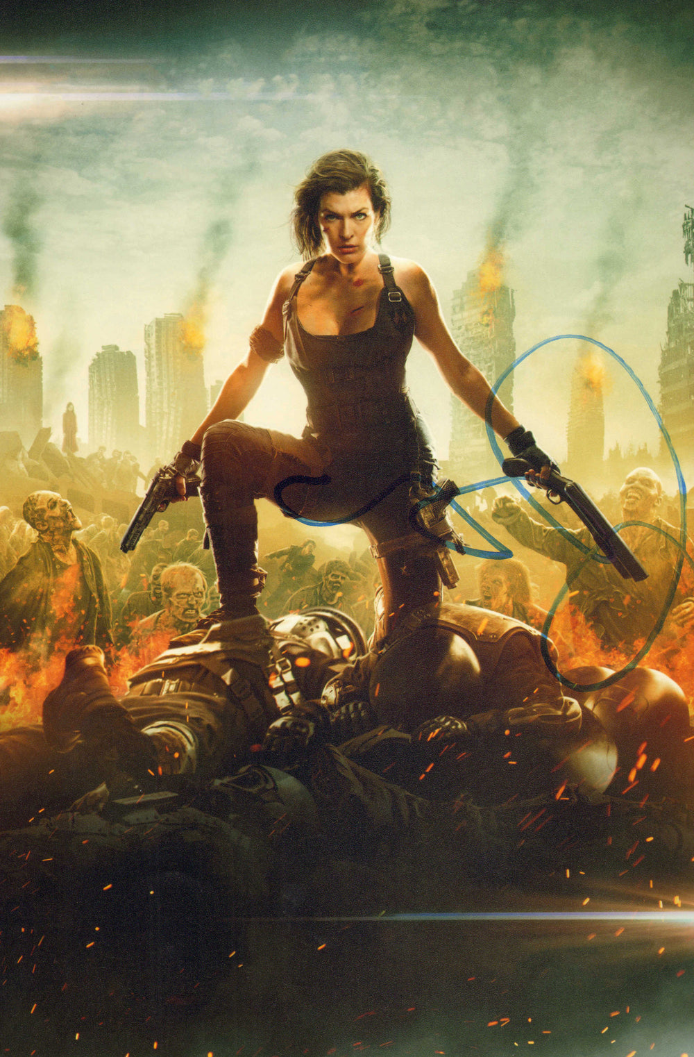 Milla Jovovich as Alice in Resident Evil: The Final Chapter Signed 7x10 Photo