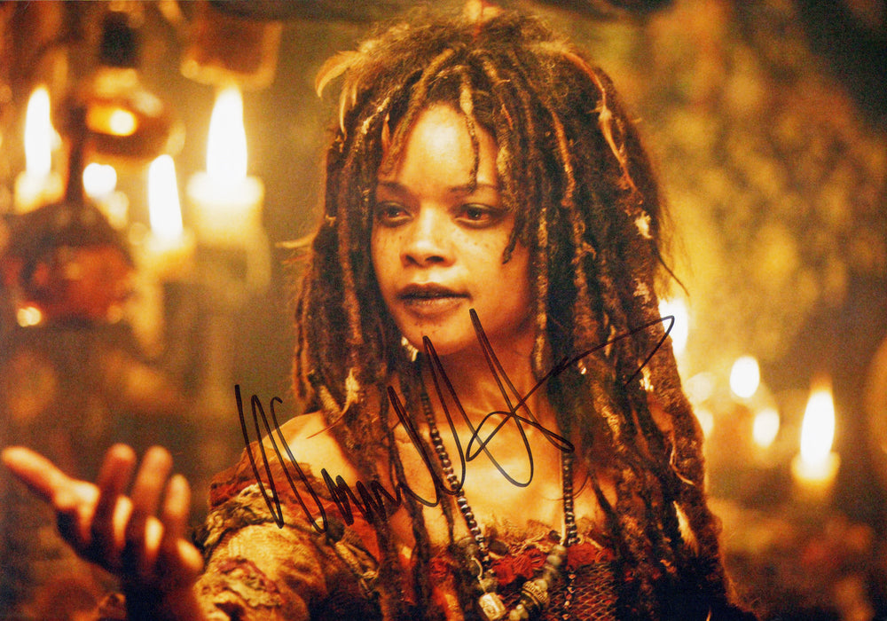 Naomie Harris as Tia Dalma in Pirates of the Caribbean Signed 8x12 Photo