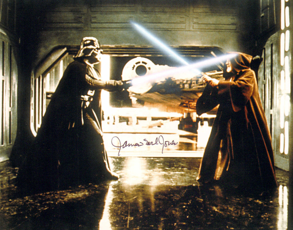 James Earl Jones as Darth Vader in Star Wars: A New Hope Signed 8x10 Photo