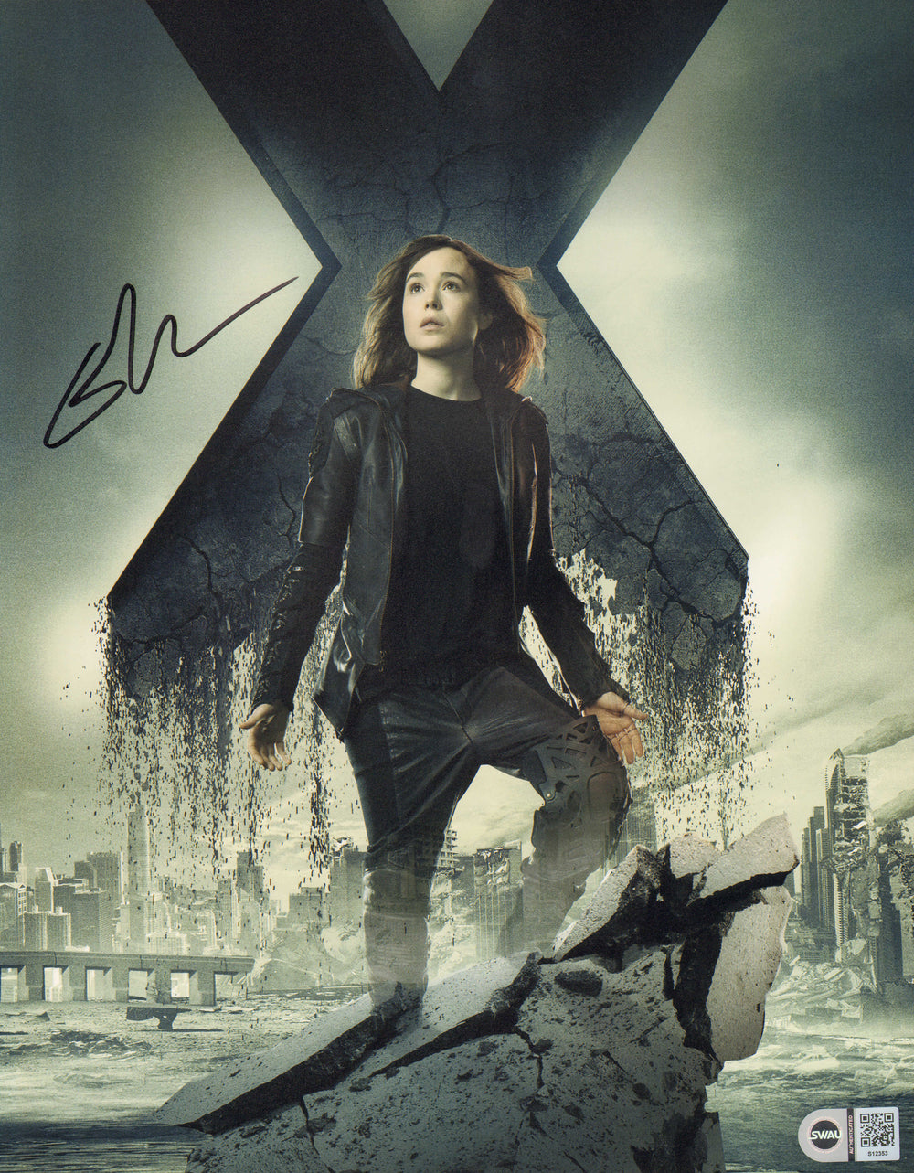 Elliot Page as Kitty Pryde in X-Men: Days of Future Past (SWAU) Signed 11x14 Photo