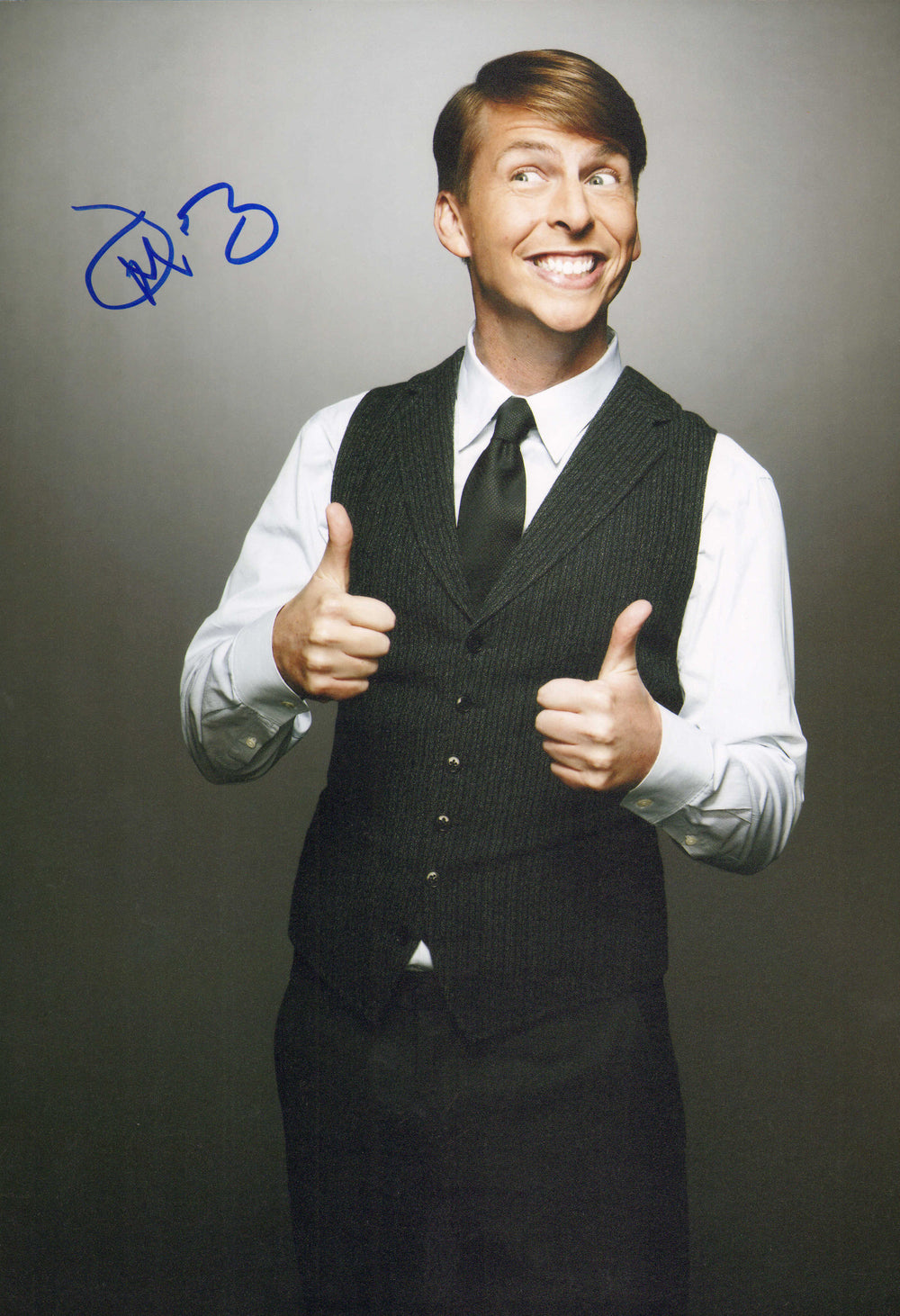 Jack McBrayer as Kenneth Parcell in 30 Rock Signed 8x12 Photo