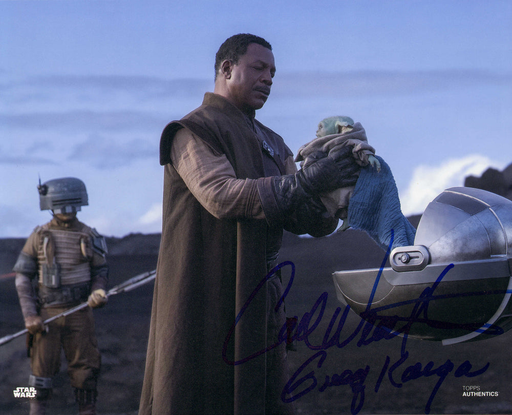Carl Weathers as Greef Karga in Star Wars: The Mandalorian (Beckett) Signed 8x10 Photo with Character Name
