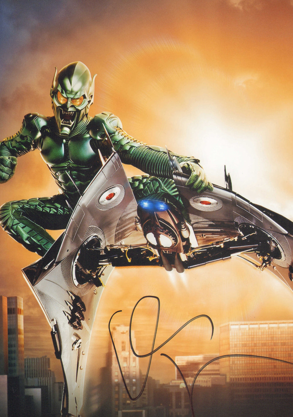 Willem Dafoe as The Green Goblin in Spider-Man: No Way Home Signed 8x12 Photo