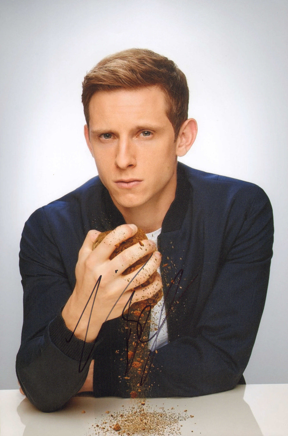 Jamie Bell as Ben Grimm / The Thing in Fantastic Four Signed 8x12 Photo