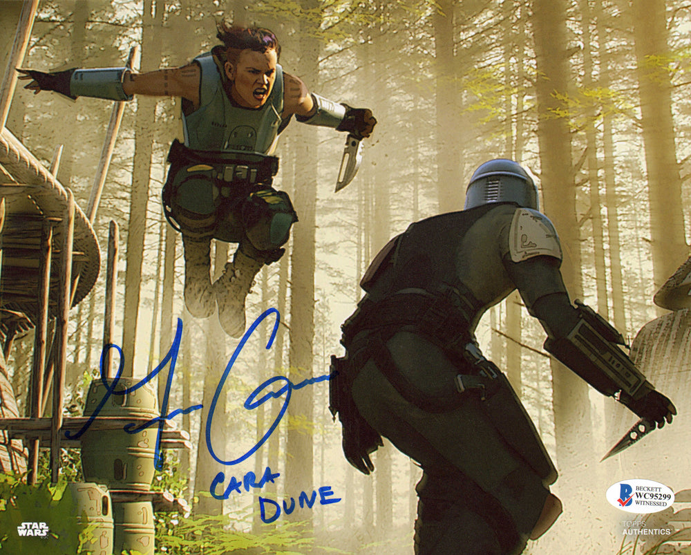 Gina Carano as Cara Dune in Star Wars: The Mandalorian (Beckett) Signed 8x10 Photo with Character Name
