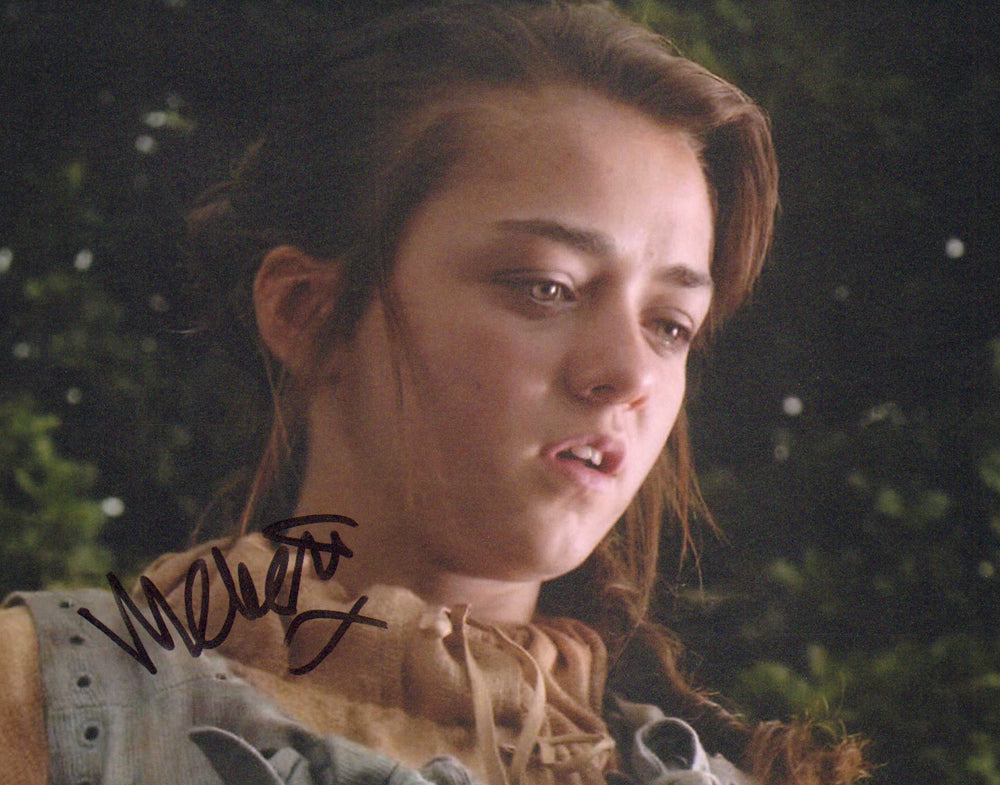 Maisie Williams signed photo high quality