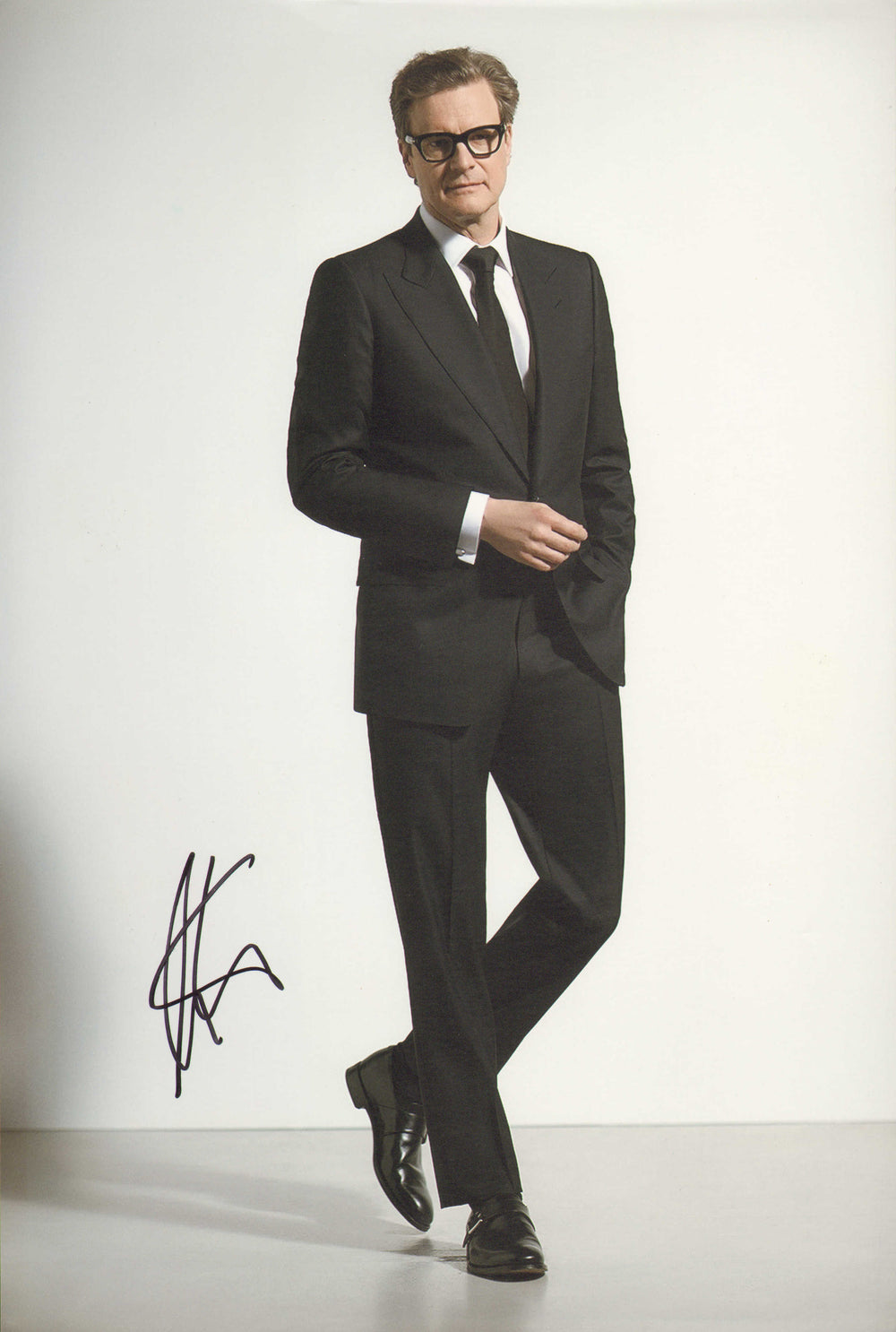 Colin Firth as Harry Hart in Kingsman: The Secret Service Signed 8x12 Photo