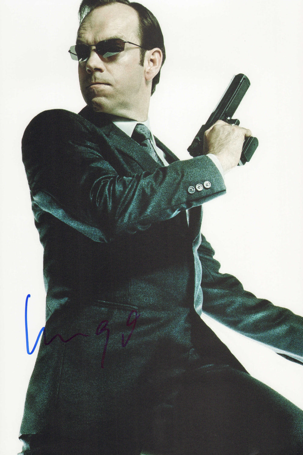 Hugo Weaving as Agent Smith in The Matrix: Reloaded Signed 8x12 Photo
