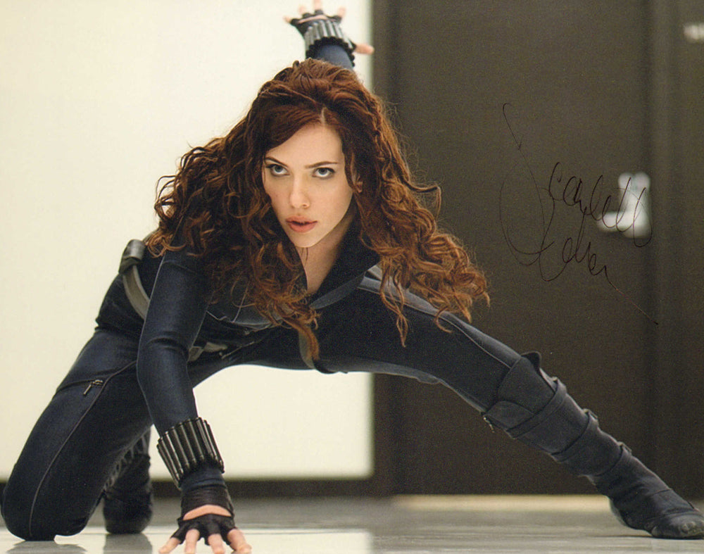 Scarlett Johansson as Black Widow in Iron Man 2 Signed 8x10 Photo