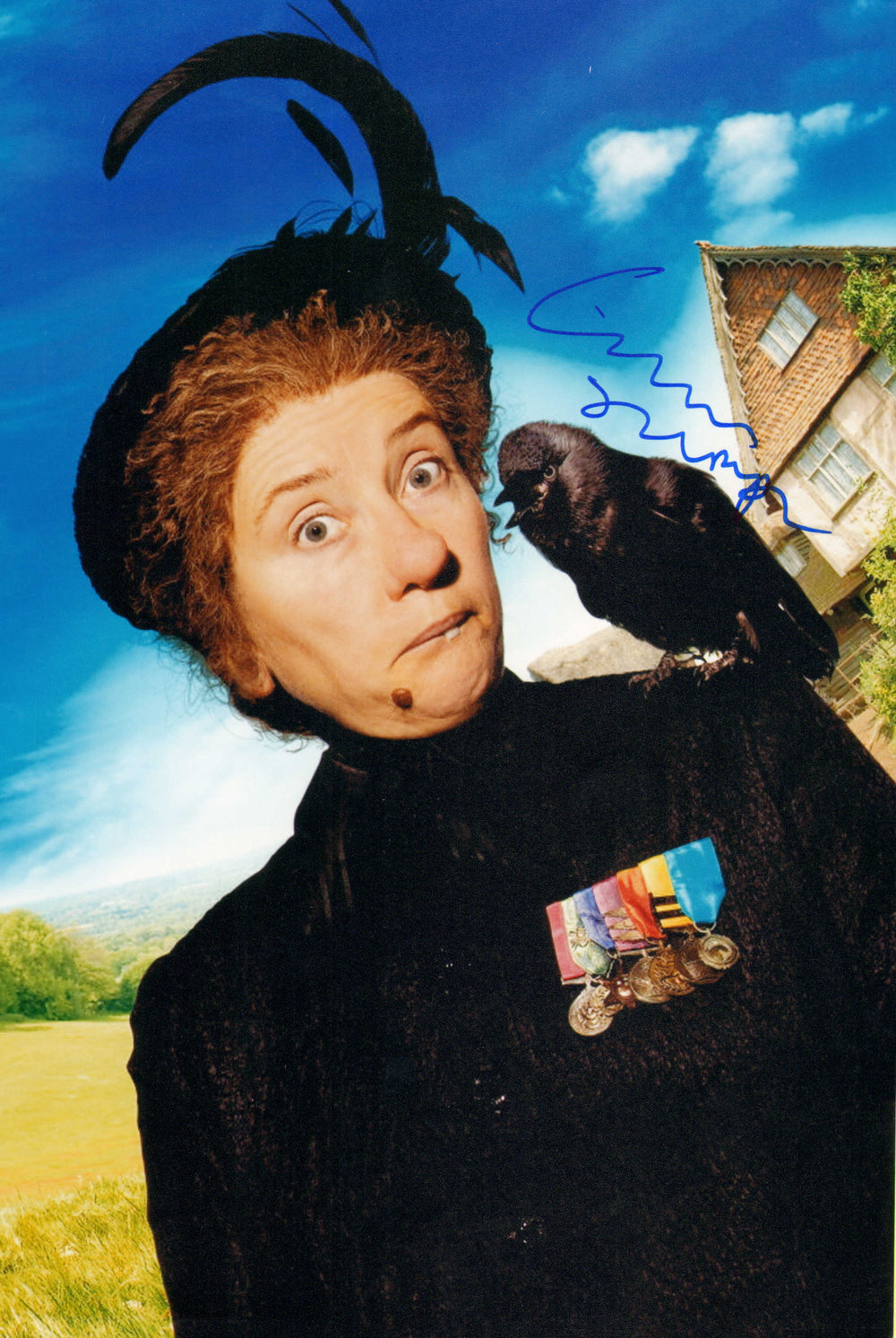 Emma Thompson as Nanny McPhee in Nanny McPhee Signed 8x12 Photo