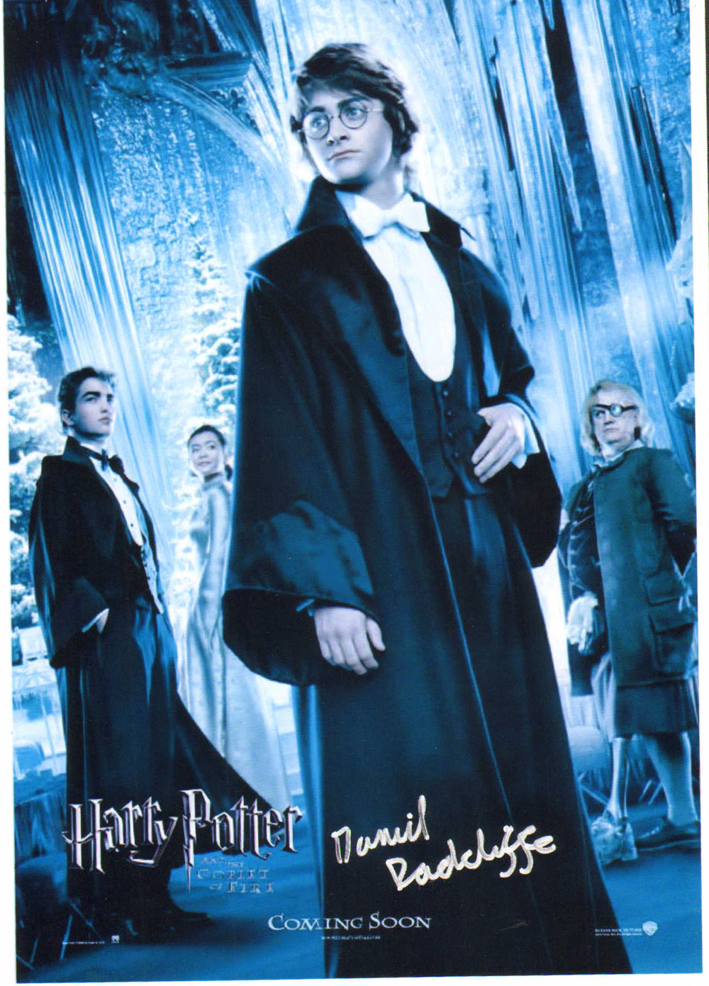 Daniel Radcliffe as Harry Potter in Harry Potter and the Goblet of Fire Signed 8x10 Photo
