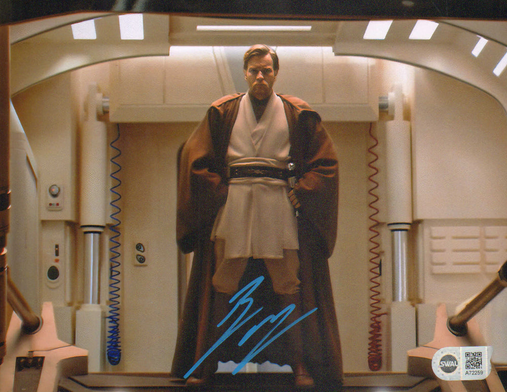 Ewan McGregor as Obi-Wan Kenobi in Star Wars Episode III: Revenge of the Sith (SWAU) Signed 8x10 Photo