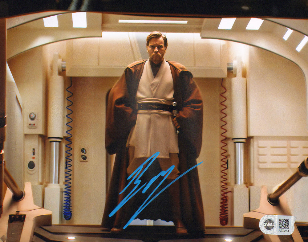 Ewan McGregor as Obi-Wan Kenobi in Star Wars Episode III: Revenge of the Sith (SWAU) Signed 8x10 Photo