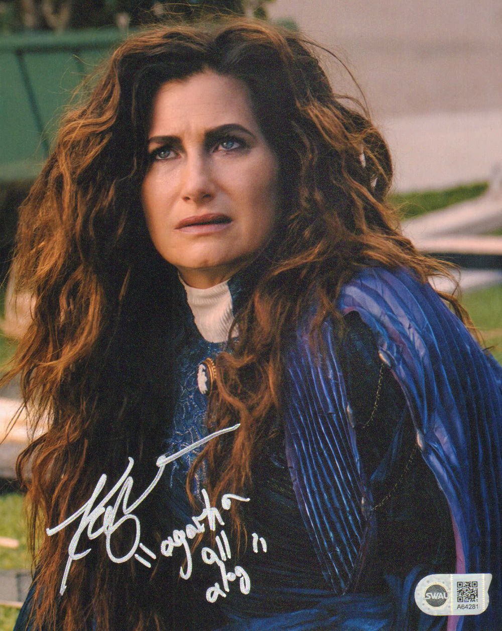 Kathryn Hahn as  Agatha Harkness in WandaVision (SWAU) Signed 8x10 Photo with 