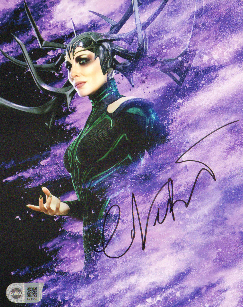 Cate Blanchett as Hela in Thor: Ragnarok (SWAU) Signed 8x10 Photo
